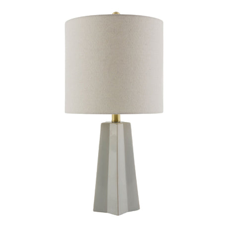 Modern European furniture - Faceted Ceramic Accent Table Lamp - www.oroa.com