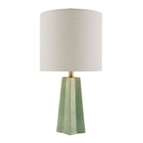 Modern European furniture - Faceted Ceramic Accent Table Lamp - www.oroa.com