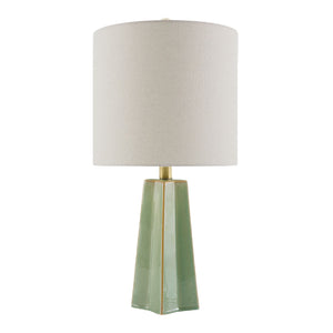  Modern European furniture - Faceted Ceramic Accent Table Lamp - www.oroa.com | Oroa.com