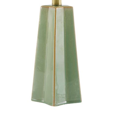 Modern European furniture - Faceted Ceramic Accent Table Lamp - www.oroa.com