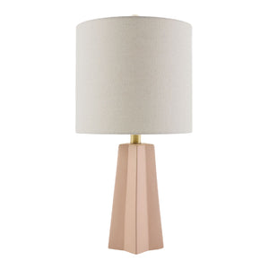   Modern European furniture - Faceted Ceramic Accent Table Lamp - www.oroa.com | Oroa.com