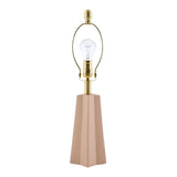 Modern European furniture - Faceted Ceramic Accent Table Lamp - www.oroa.com