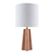 Modern European furniture - Faceted Ceramic Accent Table Lamp - www.oroa.com