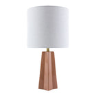 Modern European furniture - Faceted Ceramic Accent Table Lamp - www.oroa.com