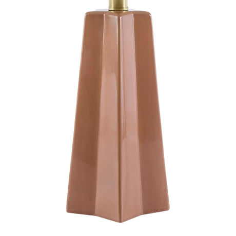 Modern European furniture - Faceted Ceramic Accent Table Lamp - www.oroa.com