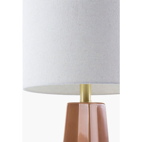 Modern European furniture - Faceted Ceramic Accent Table Lamp - www.oroa.com