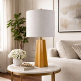 Modern European furniture - Faceted Ceramic Accent Table Lamp - www.oroa.com