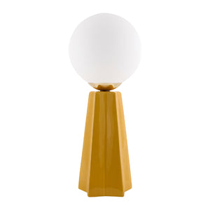   White Glass Globe Table Lamp | Oroa.com