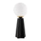 Modern European furniture - White Glass Globe Table Lamp - www.oroa.com