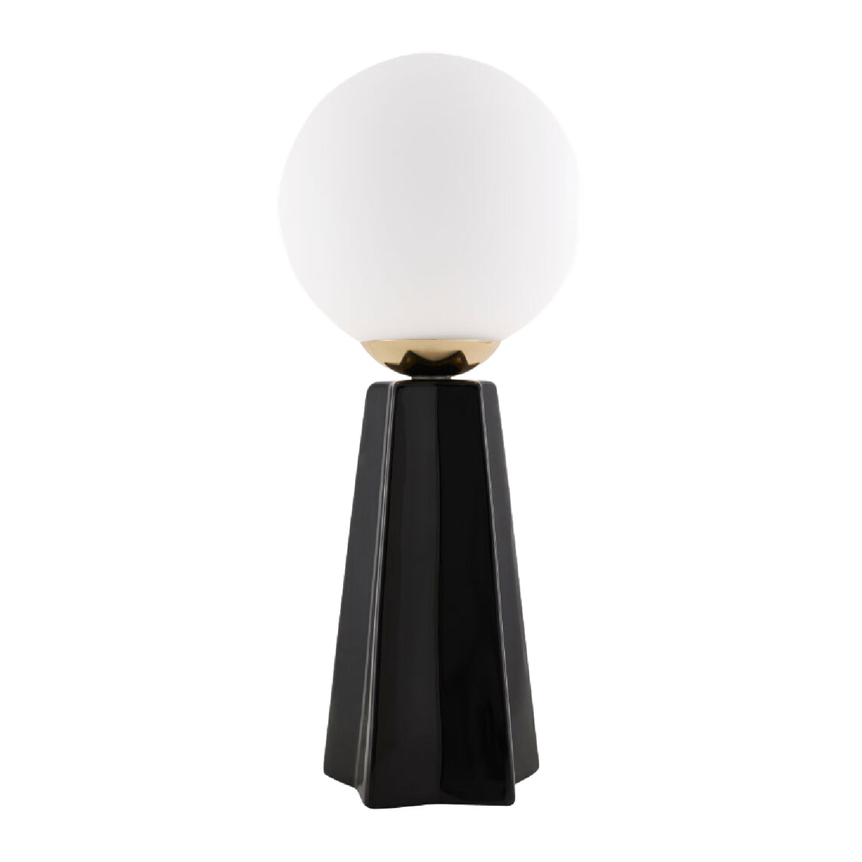   White Glass Globe Table Lamp | Oroa.com