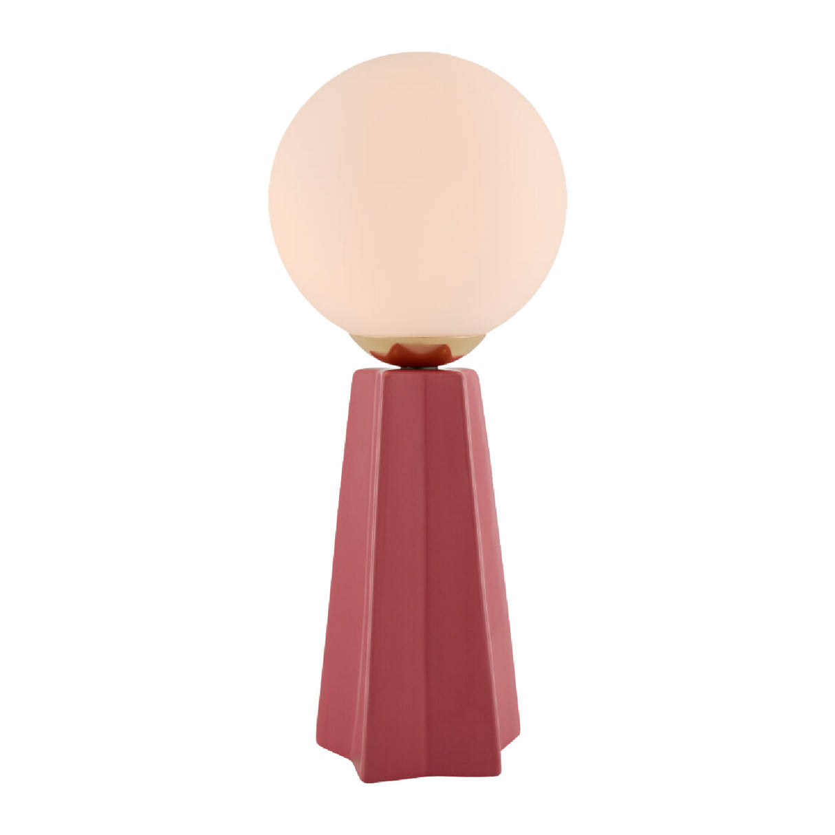   White Glass Globe Table Lamp | Oroa.com