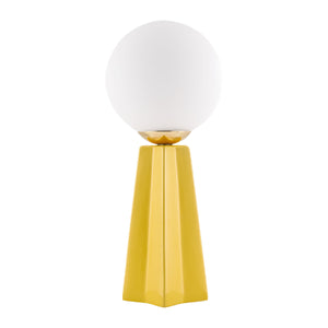   White Glass Globe Table Lamp | Oroa.com