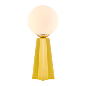   White Glass Globe Table Lamp | Oroa.com