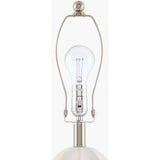 Modern European furniture - Glazed Ceramic Linen Table Lamp - www.oroa.com