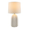 Modern European furniture - Glazed Ceramic Linen Table Lamp - www.oroa.com