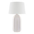 Modern European furniture - Glazed Ceramic Linen Table Lamp - www.oroa.com