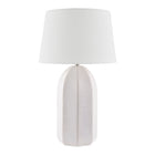 Modern European furniture - Glazed Ceramic Linen Table Lamp - www.oroa.com