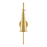 Modern European furniture - Gold Conical Wall Lamp - www.oroa.com