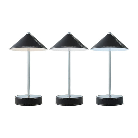 Modern European furniture - Empire Leather Shade Table Lamp - www.oroa.com