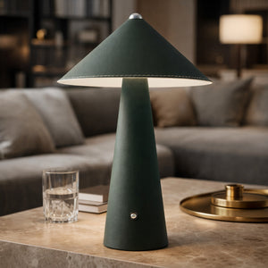   Modern European furniture - Brushed Leather Accent Table Lamp - www.oroa.com | Oroa.com