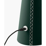 Modern European furniture - Brushed Leather Accent Table Lamp - www.oroa.com