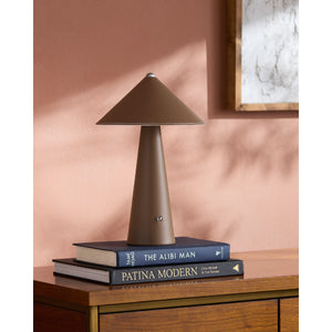   Modern European furniture - Brushed Leather Accent Table Lamp - www.oroa.com | Oroa.com