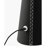 Modern European furniture - Brushed Leather Accent Table Lamp - www.oroa.com
