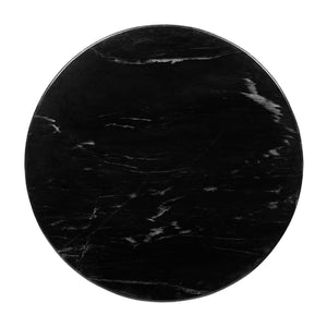   Modern European furniture - Reeded Wood Marble End Table - www.oroa.com | Oroa.com