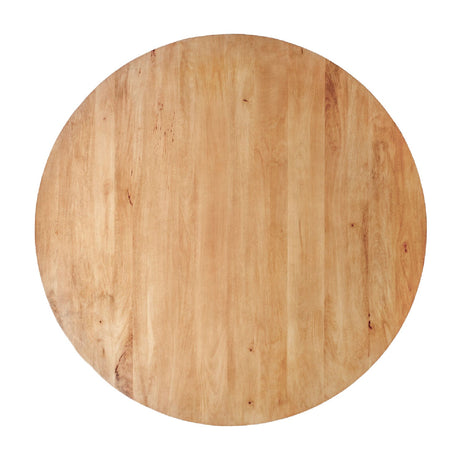 Modern European furniture - Reeded Wood Round Dining Table - www.oroa.com