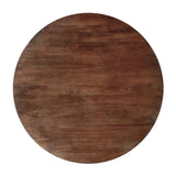 Modern European furniture - Reeded Wood Round Dining Table - www.oroa.com