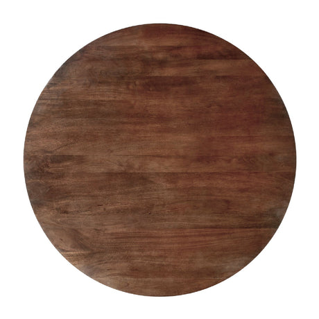 Modern European furniture - Reeded Wood Round Dining Table - www.oroa.com