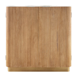   Modern European furniture - Reeded Wood 2-Door Cabinet - www.oroa.com | Oroa.com