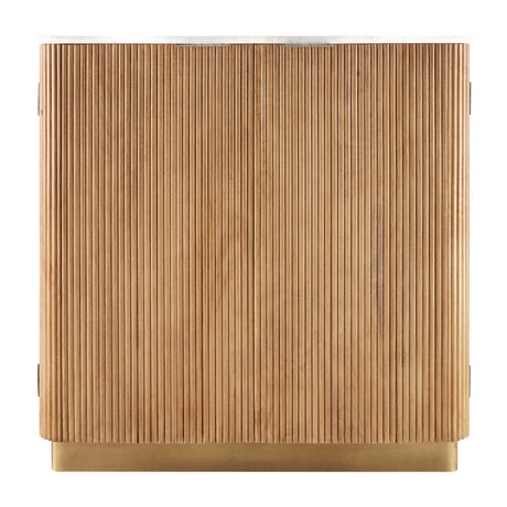   Modern European furniture - Reeded Wood 2-Door Cabinet - www.oroa.com | Oroa.com
