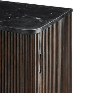   Modern European furniture - Reeded Wood 2-Door Cabinet - www.oroa.com | Oroa.com