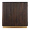 Modern European furniture - Reeded Wood 2-Door Cabinet - www.oroa.com
