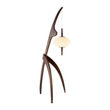 Modern European furniture - Rubberwood Tripod Accent Floor Lamp - www.oroa.com