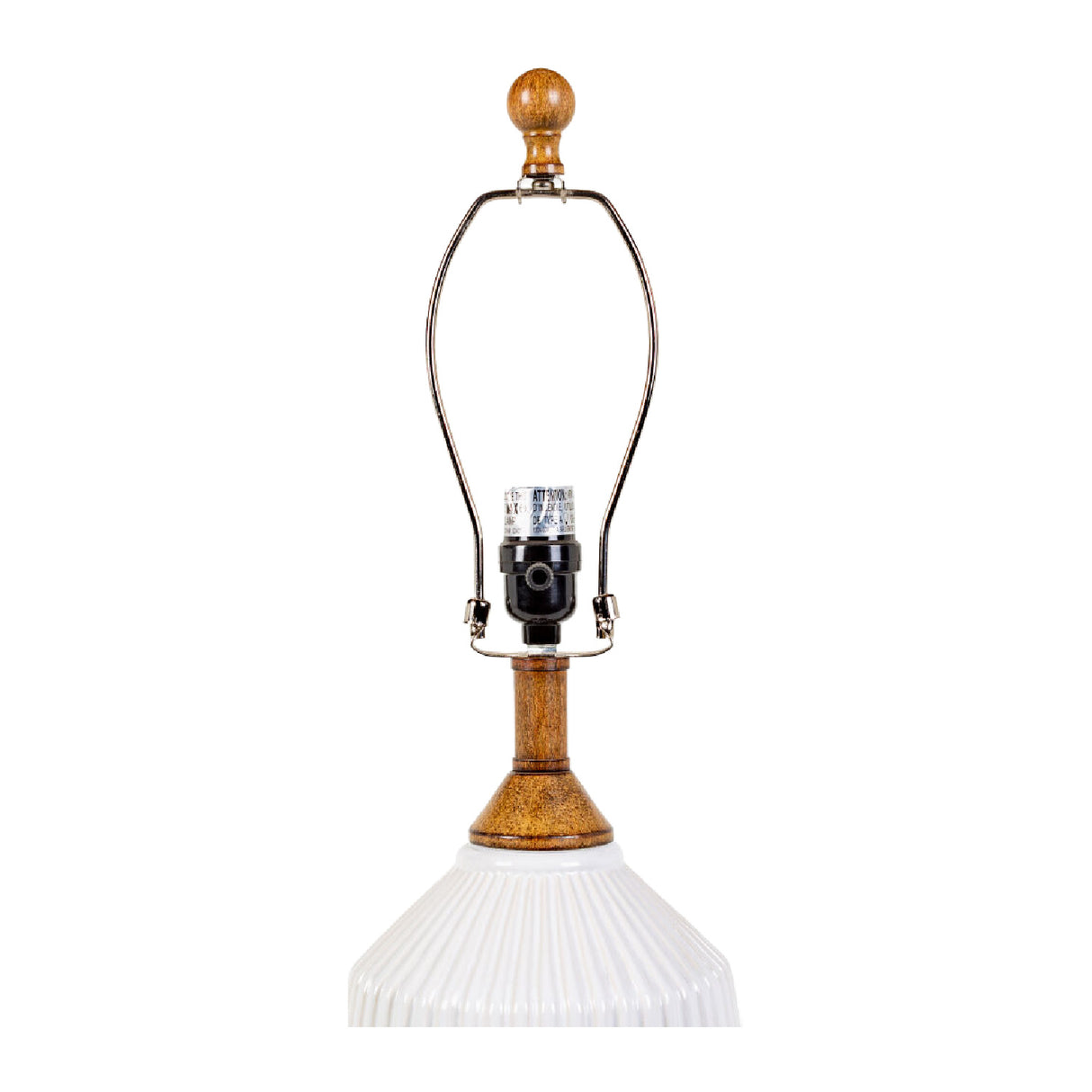   Reeded Glazed Ceramic Table Lamp | Oroa.com