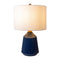 Modern European furniture - Reeded Glazed Ceramic Table Lamp - www.oroa.com