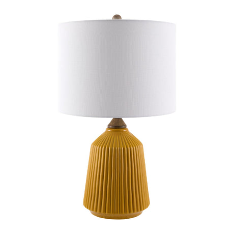 Modern European furniture - Reeded Glazed Ceramic Table Lamp - www.oroa.com