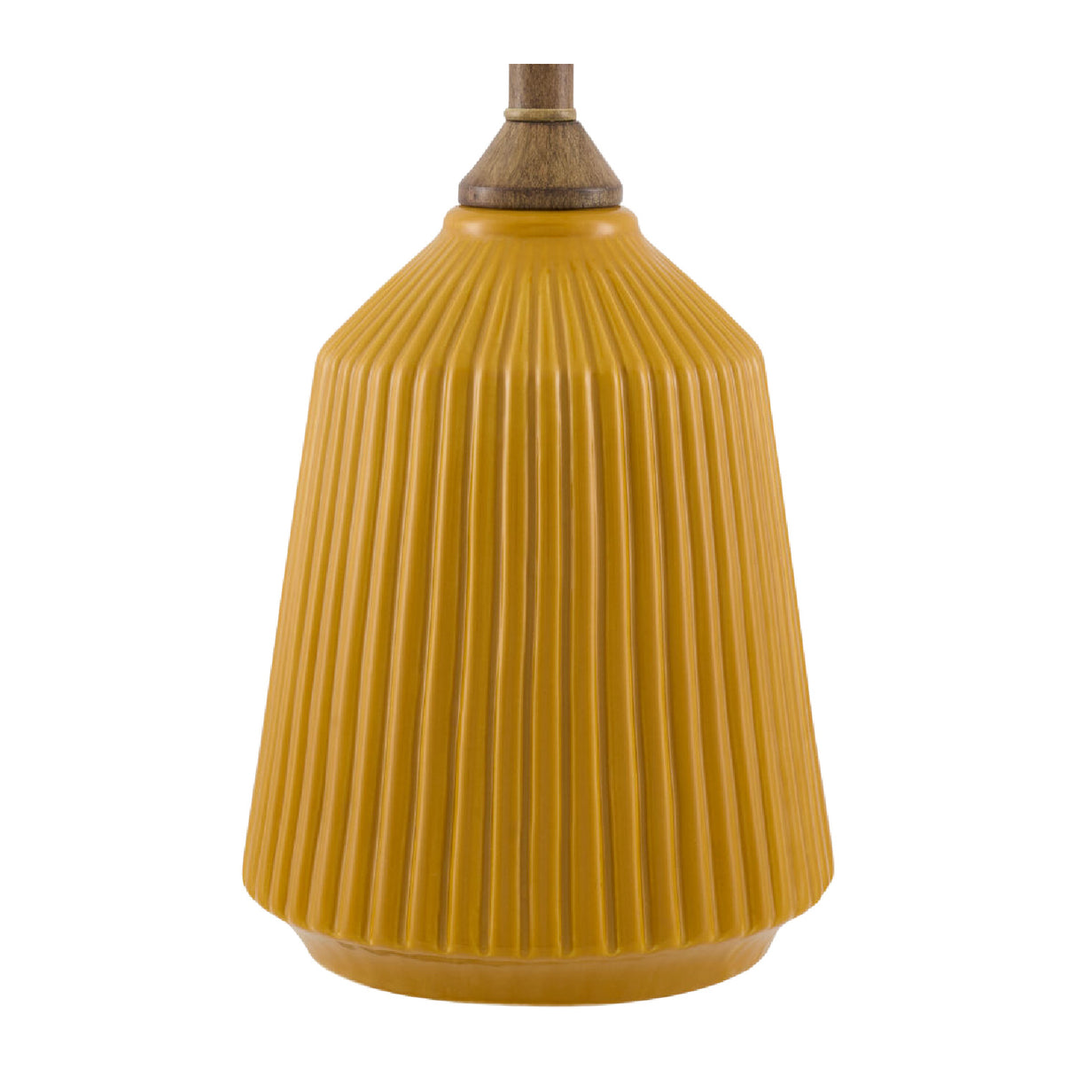   Reeded Glazed Ceramic Table Lamp | Oroa.com