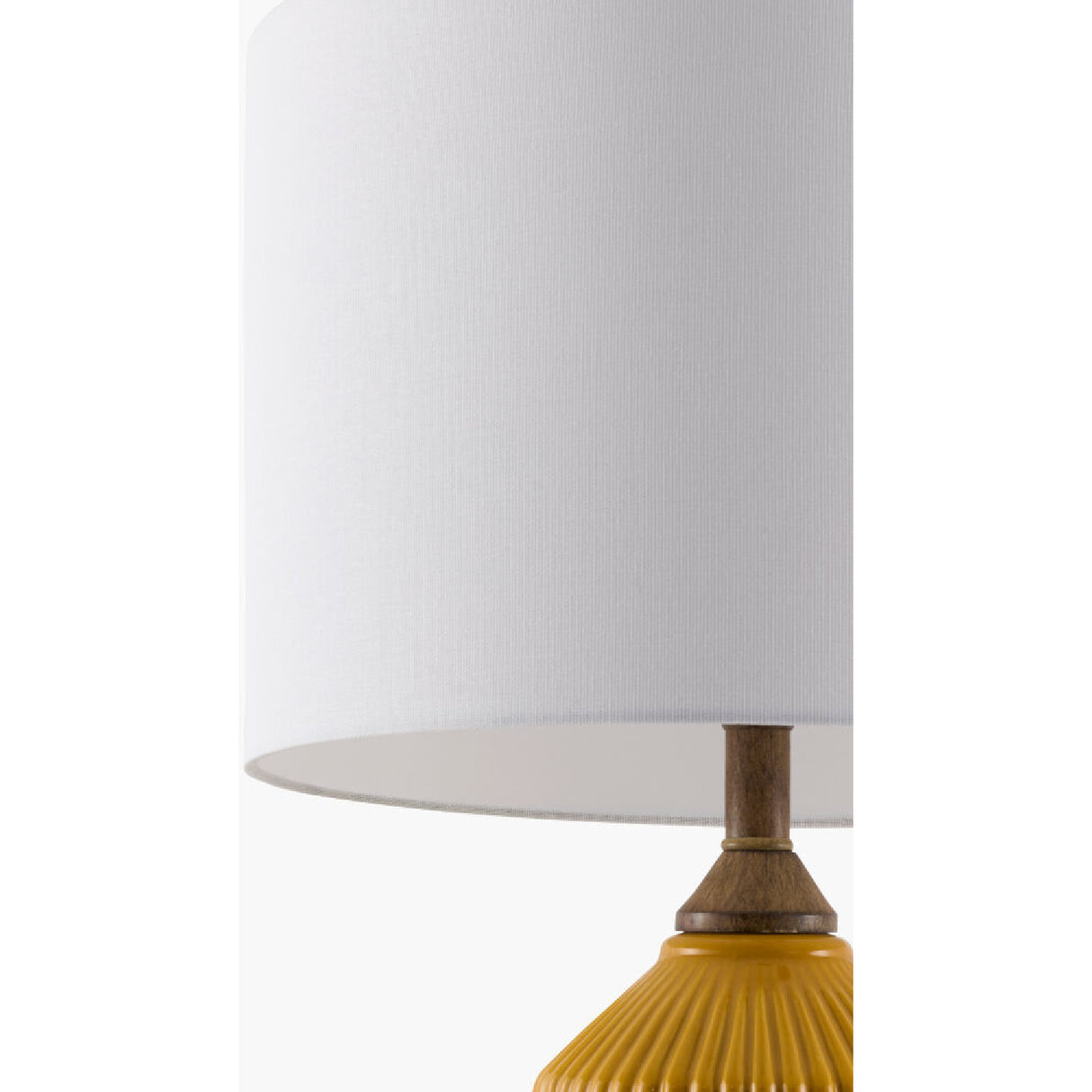   Reeded Glazed Ceramic Table Lamp | Oroa.com