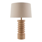 Modern European furniture - Cream Linen Accent Table Lamp - www.oroa.com