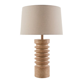 Modern European furniture - Cream Linen Accent Table Lamp - www.oroa.com