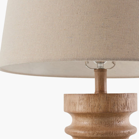 Modern European furniture - Cream Linen Accent Table Lamp - www.oroa.com