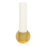 Modern European furniture - Cylindrical White Glass Wall Lamp S - www.oroa.com