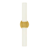 Modern European furniture - Cylindrical White Glass Wall Lamp L - www.oroa.com