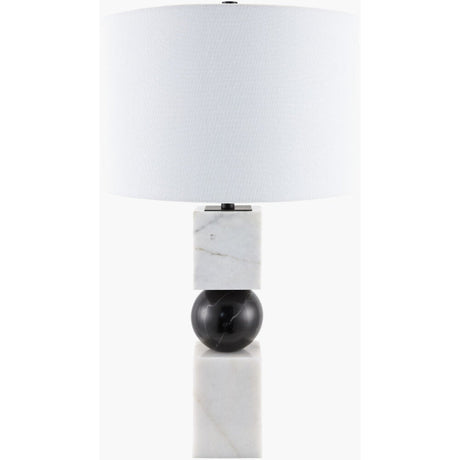 Modern European furniture - Two-Toned Geometrical Marble Table  Lamp - www.oroa.com