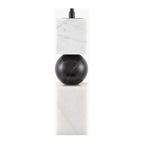Modern European furniture - Two-Toned Geometrical Marble Table  Lamp - www.oroa.com