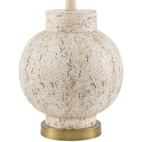 Modern European furniture - Cream Round Base Table Lamp - www.oroa.com