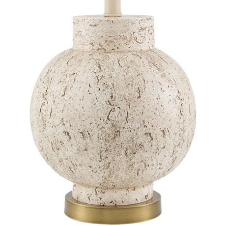 Modern European furniture - Cream Round Base Table Lamp - www.oroa.com